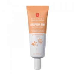 Erborian Super Bb Con Ginseng Crema Viso Coreana Anti-Imperfezioni Dore 40 Ml