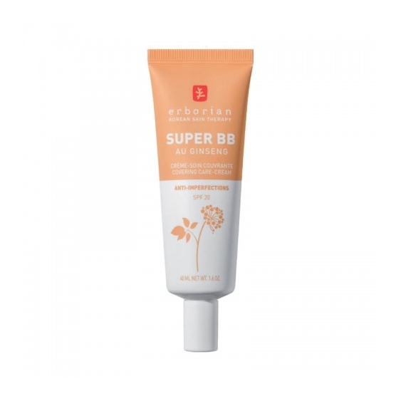 Erborian Super Bb Con Ginseng Crema Viso Coreana Anti-Imperfezioni Dore 40 Ml
