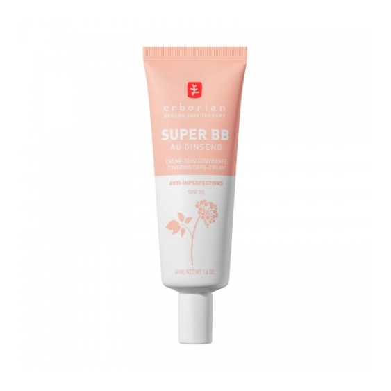 Erborian Super Bb Con Ginseng Crema Viso Coreana Anti-Imperfezioni Clair 40 Ml