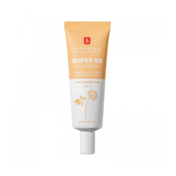 Erborian Super Bb Con Ginseng Crema Viso Coreana Anti-Imperfezioni Nude 40 Ml
