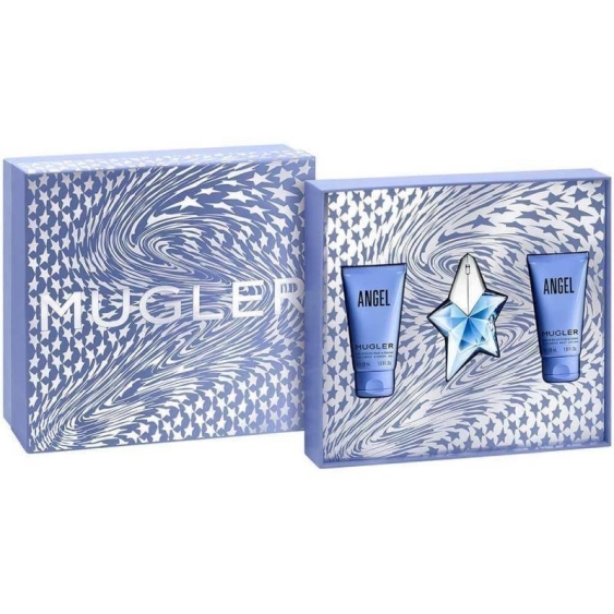 Thierry Mugler Angel Eau De Parfum 25 ml + Body Lotion 50 ml + Shower Gel 50 ml Cofanetto