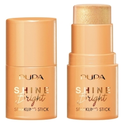 Pupa Shine Bright Sparkling Stick Scintillante Effetto Fresco - 01 Icy Gold