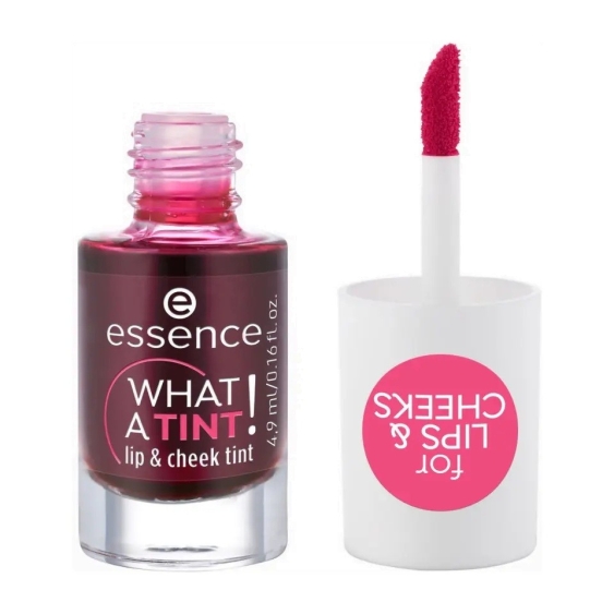 Essence	What A Tint! Tinta Labbra E Guance - 01 Kiss From A Rose