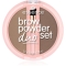 Essence Brow Powder Duo Set Per Sopracciglia - 01 Light