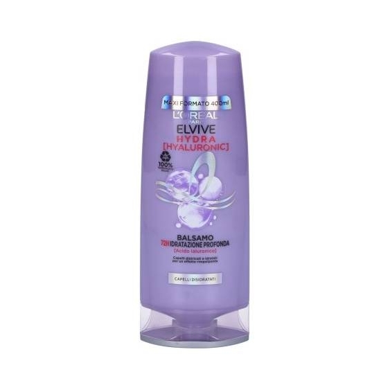 L'Oreal Paris Hydra Hyaluronic Balsamo Per Capelli Secchi 400 Ml