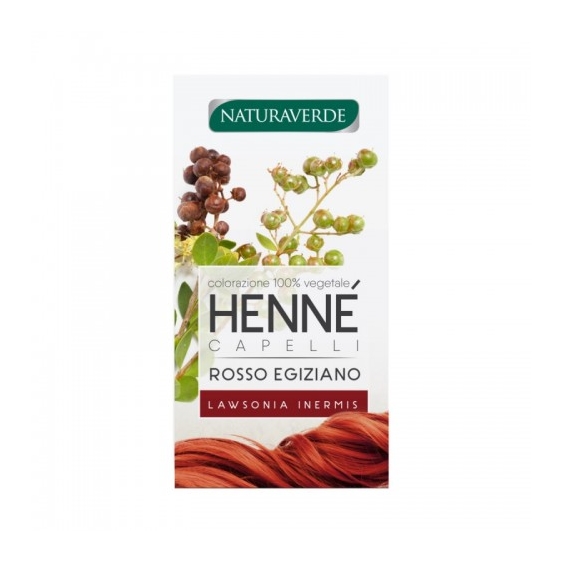 Naturaverde Henne Colorazione Capelli Vegetale Rosso Egiziano 100 G