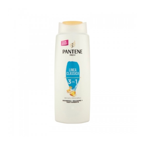 Pantene Pro-V Linea Classica 3In1 Shampoo + Balsamo + Trattamento 600 Ml