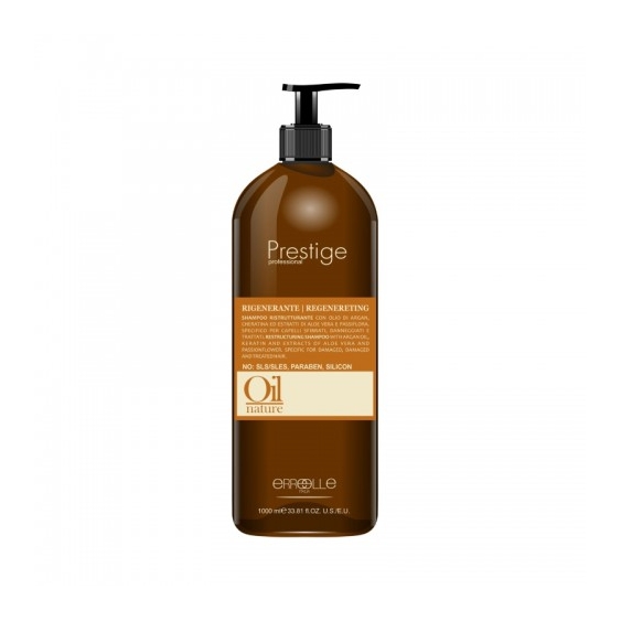 Prestige OilNature Shampoo Rigenerante All'Olio Di Argan 1 L