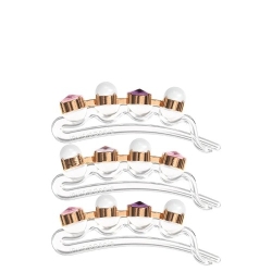 Invisibobble Waver British Royal 3 Fermagli Con Perline To Bead Or Not To Bead