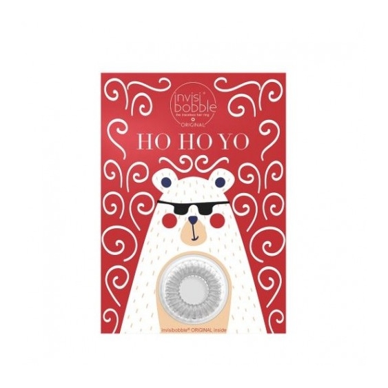 Invisibobble Xmas Greeting Card Original  Elastico Per Capelli In Silicone Ho Ho Yo