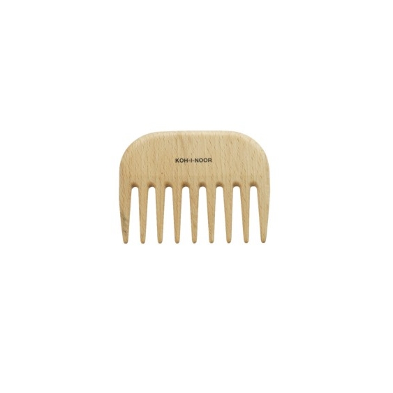 Koh-I-Noor Pettine In Legno Afro In Faggio