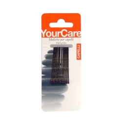 Your Care Mollette Per Capelli Castani 12 Mollette