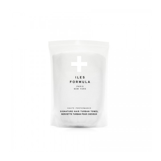 Iles Formula Asciugamano A Turbante Colore Bianco