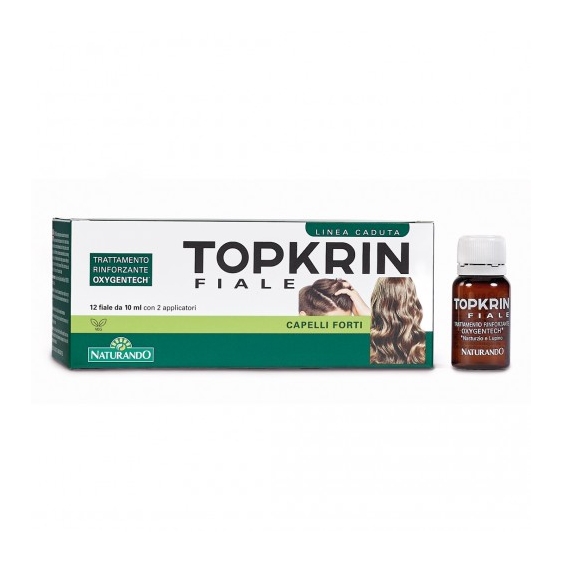 Naturando Topkrin Trattamento Rinforzante Per Capelli Forti E Sani 12 Fiale