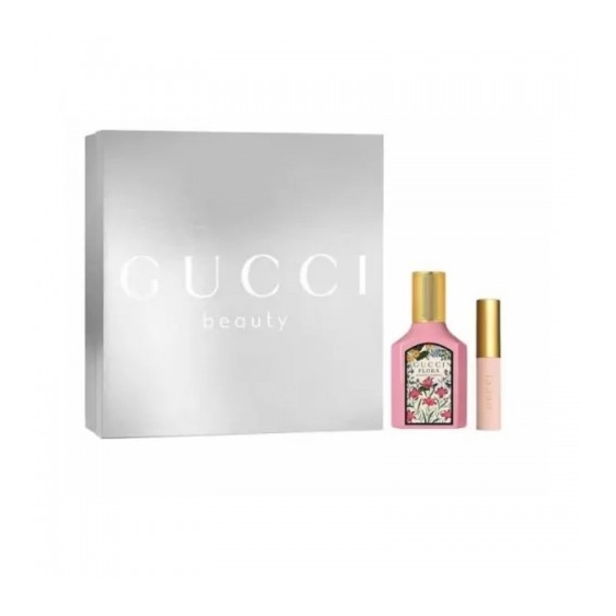 Gucci Cofanetto Regalo Flora Georgeous Gardenia Eau De Parfum Donna 30 Ml + Mini Mascara 3 Ml