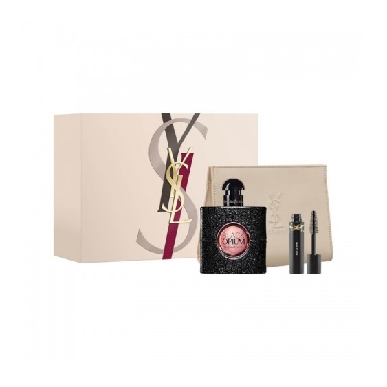 Yves Saint Laurent Cofanetto Black Opium Eau De Parfum 50 Ml + Mini Mascara Lash Clash + Pouch