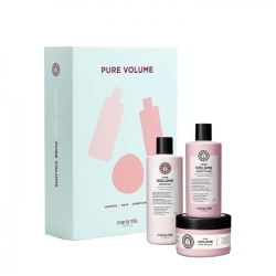 Maria Nila Cofanetto Pure Volume Shampoo 350 Ml + Balsamo 300 Ml + Maschera 250 Ml