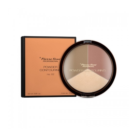 Pierre Rene Powder Contouring Palette Make-Up Viso N. 02