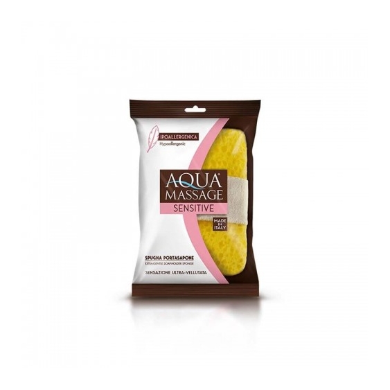 Aqua Massage Sensitive Spugna Portasapone Ipoallergenica Colori Assortiti