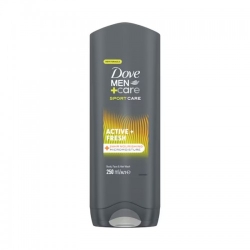 Dove Men+ Care Active + Fresh Docciaschiuma Per Uomo 250 Ml