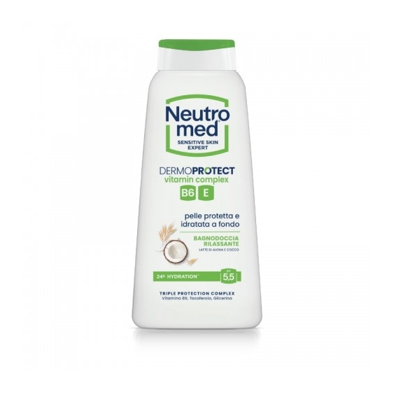 Neutromed Dermoprotect Vitamin Complex B6 E Bagnodoccia Rilassante 600 Ml