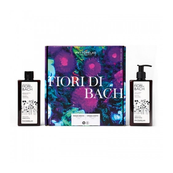 Phytorelax Cofanetto Fiori Di Bach Bagno Doccia Rilassante 250 Ml + Latte Corpo Rilassante 250 Ml