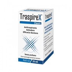 Consulteam Traspirex Classic Deodorante Antitraspirante Senza Profumo 20 Ml Roll-On
