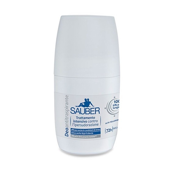 Sauber DeoActive Deodorante Lunga Durata Roll-On 50 Ml