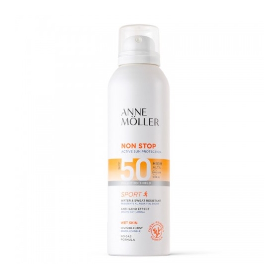 Anne Moller Non Stop Spray Corpo Invisibile SPF50+ Protezione Solare 150 Ml