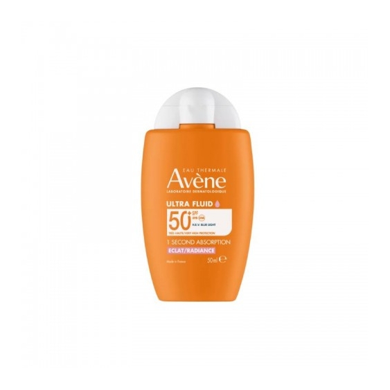 Avene Ultra Fluid Luminosità SPF50+ Protezione Solare Per Il Viso 50ml