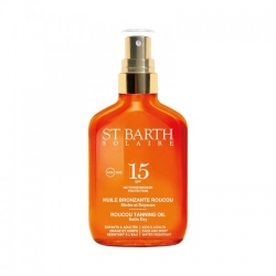 Ligne St. Barth Huile Bronzante Roucou SPF15 Olio Solare Abbronzante 100 Ml Spray