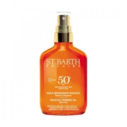 Ligne St. Barth Huile Bronzante Roucou SPF50+ Olio Solare Abbronzante 100 Ml Spray