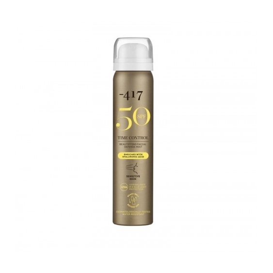 Minus 417 Time Control Mineral Beautifying Facial Defense Mist SPF50 Spray Protettivo Per Il Viso 75 Ml