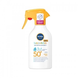 Nivea Sun Babies & Kids Sensitive Protect Spf50+ Spray Solare Per Bambini 270 Ml