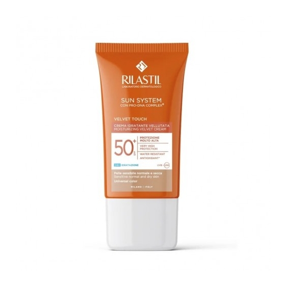 Rilastil Sun System Velvet Touch SPF50+ Crema Idratante Colorata 50 Ml