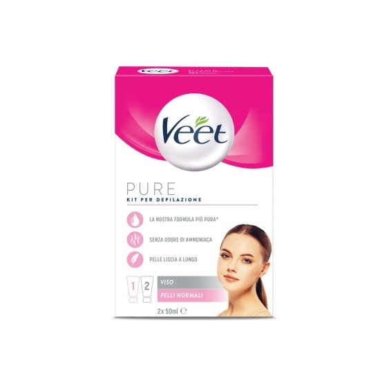 Veet Pure Kit Epilazione Viso Per Pelli Normali