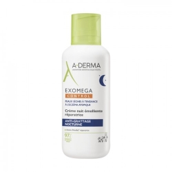 Aderma Exomega Control Crema Notte Emolliente Ristrutturante 400 Ml