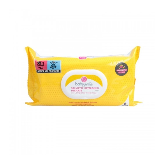 Babygella Salviette Detergenti Delicate Con Complesso Prebiotico 72 Pezzi