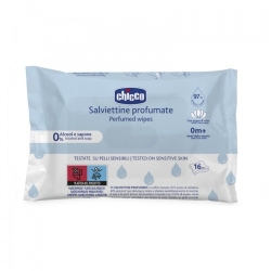 Chicco 16 Salviettine Profumate 0M+