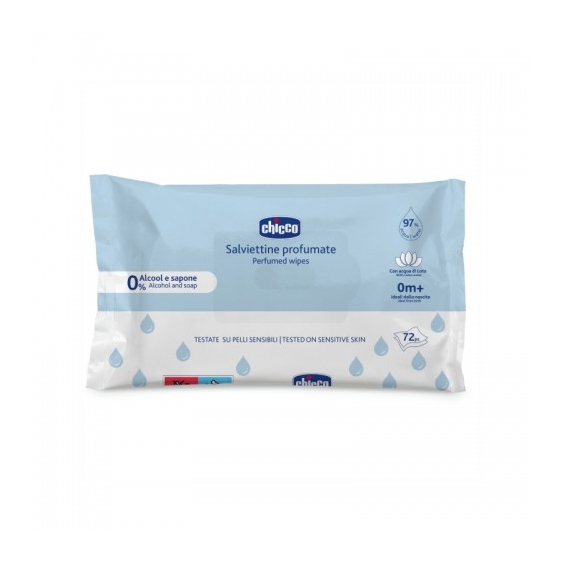 Chicco 72 Salviettine Profumate Per Pelli Sensibili
