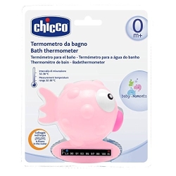 Chicco Termometro Da Bagnetto Indicatore Di Temperatura Pesce Rosa