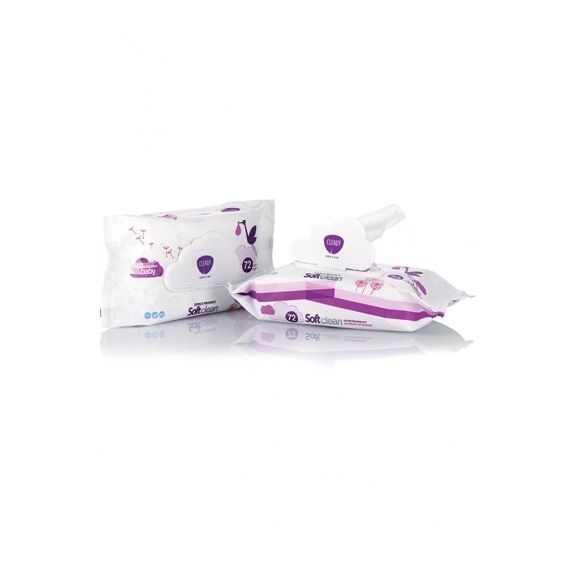 Clendy Soft Clean Baby 72 Salviettine Imbevute