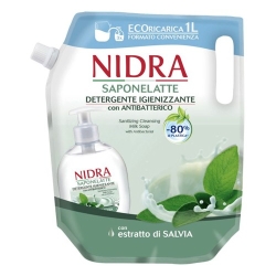 Nidra Sapone Liquido Con Antibatterico Ricarica Da 1 L
