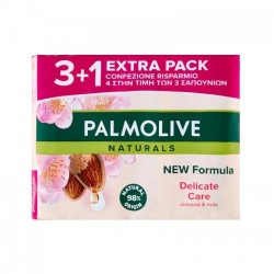 Palmolive Naturals Mandorla E Latte 4 Saponette Da 90 G