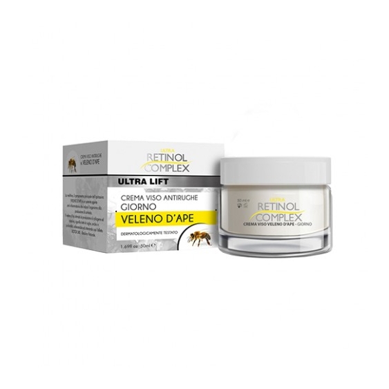 Retinol Complex Ultra Lift Crema Viso Antirughe Giorno Al Veleno D'Ape 50 Ml
