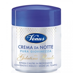Venus Pura Giovinezza Crema Viso Da Notte Alla Gelatina Reale 50 Ml