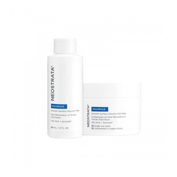 Neostrata Smooth Surface Glycolic Peel Trattamento Esfoliante 60 Ml + 36 Pad