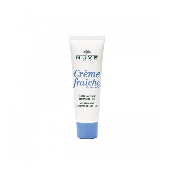 Nuxe Crème Fraîche De Beauté Fluido Opacizzante 48H Per Pelli Miste 50 Ml
