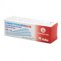 Fidia Farmaceutici Connettivina Stick Sun SPF30 Protezione Per Labbra Secche 3 G