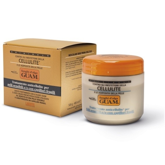 Guam Fanghi d'Alga Anticellulite Pelli Sensibili - Capillari Fragili 500GR